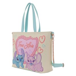 Loungefly Bolso True Love Angel & Stitch Disney