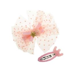 Inca Set de 2 ganchos para pelo con tul y corona - modelos surtidos