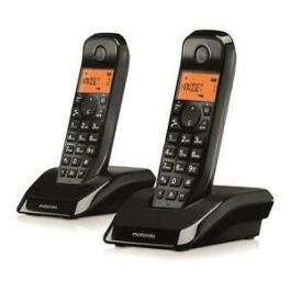 Motorola S1202 Duo Telefono Negro Inalambrico DECT Identificador de Llamadas Dual SIM Precio: 47.49999958. SKU: B18V2ZBEME