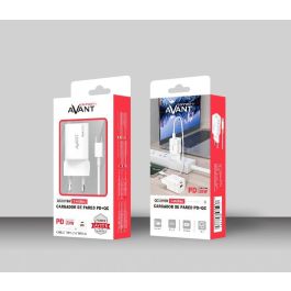 AVANT CONNECT Cargador de corriente QC3.0 + PD (Tipo C) 20W GaN + Cable PD Tipo C 1m Precio: 6.8607. SKU: B18SYL7Z54