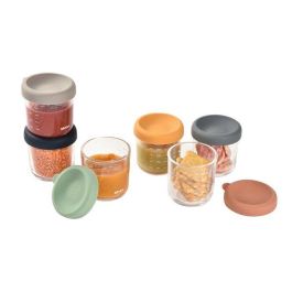 Beaba BEA1699584766863 Caja de 6 porciones de vidrio Sunrise de 250 ml
