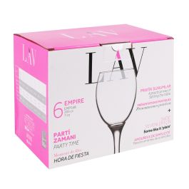 Lav Set 6 Copas Vino Blanco 200 cc 6x6x16 cm (4 Cajas)