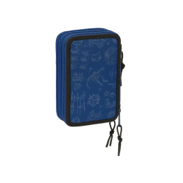 Portatodo Safta Azul oscuro 12,5 x 19,5 x 5,5 cm 37 Piezas