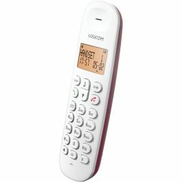 Logicom LOG3483071500155 Teléfono Inalámbrico Fijo DECT ILOA 150 SOLO Frambuesa Sin Contestador Automático