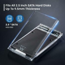 Disco Duro Externo Ewent EW7064 Transparente