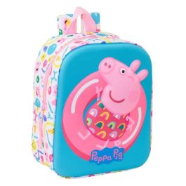 Safta Mochila Guarderia 3D Peppa Pig 22x27x10 cm Precio: 7.95000008. SKU: B1ENTEFLK3