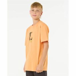 Camiseta de Manga Corta Infantil Rip Curl Raw Energy Frame Tee Naranja