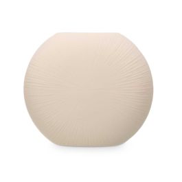 Jarrón de Cerámica Circular Beige 29 cm - Giftdecor (4 Unidades) Jarrón de Cerámica Circular Beige 29 cm - Giftdecor (4 Unidades)