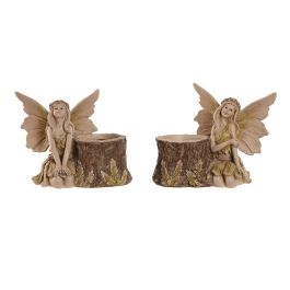 Figura Romantico DKD Home Decor Marron 10 x 15 x 18 cm (2 Unidades) Precio: 23.78999997. SKU: B1E68TWMB9