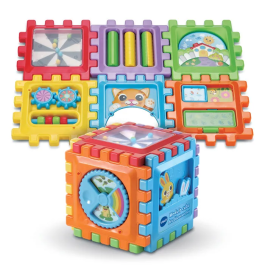 Vtech Baby Módulo Cubo de Descubrimiento - Plástico Reutilizado, Multicolor - VTE3417766228055