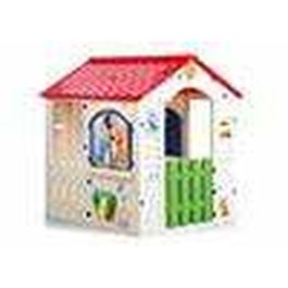 Chicos Casa Country Cottage para mascotas con puerta efecto madera 84x103x104 cm