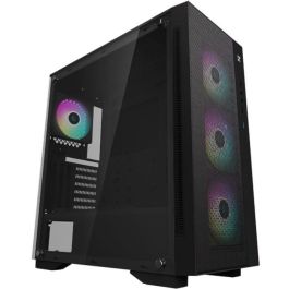 Case de PC - Deepcool - Matrexx 55 Mesh Agregar -RGB 4F (negro) - Caja sin potencia - Torre media - Formato E -ATX