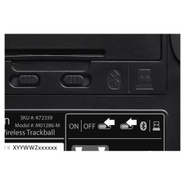 Kensington Expert Mouse Wireless Trackball - Trackball Inalámbrico Bluetooth/RF, 400 DPI, Diseño Ambidiestro, Negro para Oficina