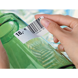 Avery Etiqueta Adhesiva Removible 25,4x10 mm Papel Blanco Caja 4725 Unidades