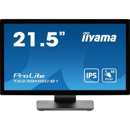 IIYAMA T2238MSC-B1 Monitor táctil 21.5" (54.5cm) Full HD 16:9 M-Touch HDMI+DP+USB para TPV Retail