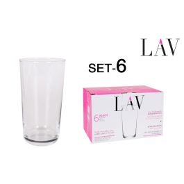 Lav Set de 6 Vasos Altos Assos con capacidad de 490 ml y una altura de 14,8 cm (8 Cajas) Precio: 41.7899999. SKU: S2211912