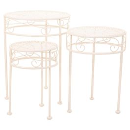 Soporte para Maceta Alexandra House Living Blanco Metal Hierro 30 x 120 x 30 cm Precio: 46.49999992. SKU: B14YTRDR6K