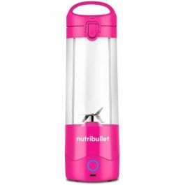Nutribullet NBP003MA Licuadora Portátil Compacta 70W, 0.475L, Color Rosa, Incluye 1 Botella para Batidos y Smoothies Saludables