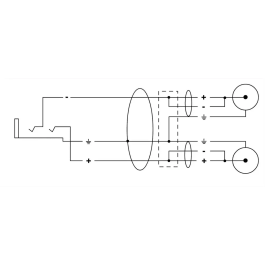 Cordial Cable Y Minijack Hembra Stereo/2 Rca 30 Cm