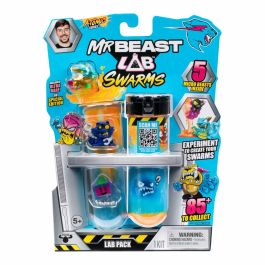 MrBeast Lab MRB0630996247464 Pack 5 Minifiguras Swarms Atomic Niños 5+ Años