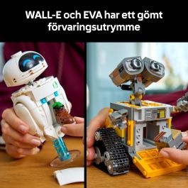 LEGO Disney y Pixar 43279 WALL-E y EVE Set de Construcción DIY para Adultos