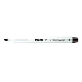 Caja de 12 rotuladores negros ø3,7mm para pizarra blanca milan Caja de 12 rotuladores negros ø3,7mm para pizarra blanca milan