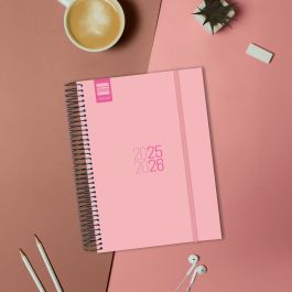 Finocam Agenda Para Estudiantes Espiral E10 - 155x212 mm, Rosa, Septiembre 2025-Agosto 2026 Finocam Agenda Para Estudiantes Espiral E10 - 155x212 mm, Rosa, Septiembre 2025-Agosto 2026