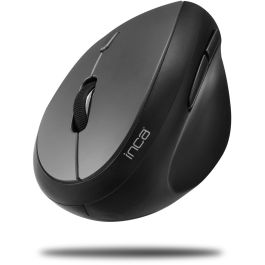 INCA IWM-279G Ratón Vertical Wireless 1600 DPI GRAU