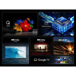 TCL 43T69C TCL5901292528812 Televisor QLED 43 pulgadas (109 cm) 4K UHD 3840x2160 HDR10+ Android TV 3xHDMI 2.1 Wi-Fi