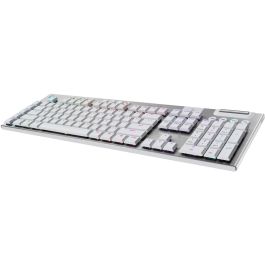 Logitech G915 X LIGHTSPEED Teclado Gaming Inalámbrico y Alámbrico Mecánico QWERTZ con Retroiluminación LED Blanco (DE)