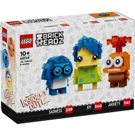 LEGO BrickHeadz - Alegría, Tristeza y Desagrado - Personajes Inside Out de Disney Pixar