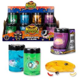 Madballs Laboratorio de Slime: Juego con Cabezas que Esconden Frasco de Slime y Accesorios (Gusanos, Arañas) - Edad +4 Años