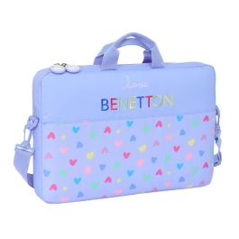 Maletín para Portátil Benetton Lila Lila 40 x 27 x 4 cm Precio: 25.4999998. SKU: B1CE4T5D6T