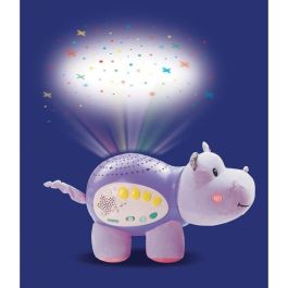 Vtech Baby Hippo Dodo Noche Estrellada Luz Nocturna Musical para Bebé con Proyector de Estrellas, Sensor de Sonido y 60 Melodías