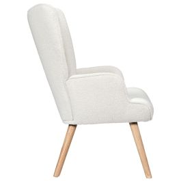 Sillón Rizo Rhea Blanco Home Deco Factory Sillón Rizo Rhea Blanco Home Deco Factory