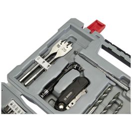 Bosch Juego Premium de Brocas y Puntas 76 piezas para Taladrar y Atornillar Madera, Metal y Hormigón, Brocas Titanio