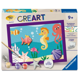 Ravensburger CreArt Kids Pintar por números Océano 18x24 cm - Edición Yeso - 12023234 - A partir de 9 años Precio: 41.624. SKU: B1983PYVJ9
