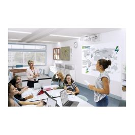 Epson EB-775F Proyector Láser Alcance Ultracorto 4100 Lúmenes 1080p Full HD 3LCD, Relación de Proyección 0.25-0.35:1, 2.500.000:1 Contraste, 16W Altavoz, Wi-Fi, Miracast, Negro