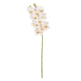 Flor Orquídea Blanco Goma Decoración 71 cm Precio: 11.495. SKU: B1JQRA3R3B