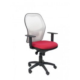 Silla Piqueras Y Crespo Jorquera Brazos Regulables Mecanismo Sincro Con Regulador De Tension Respaldo De Malla Blanca Y Asiento Tapizado Bali Granate Precio: 319.50000027. SKU: S5702789