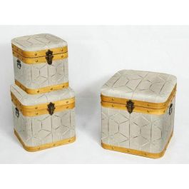 Caja Scandi DKD Home Decor Gris 40 x 42 x 40 cm Set de 3 Precio: 82.99000017. SKU: S3033878