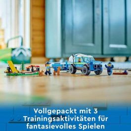 Lego Juego de Construcción City Entrenamiento Móvil Perros Policía 197 piezas, +5 años
