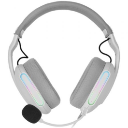 Mars Gaming MHPROW Auriculares Gaming MH-PRO con Micrófono Ultraligeros 190g Almohadillas AIR ARGB Jack 3.5 USB Blancos Multiplataforma Mars Gaming MHPROW Auriculares Gaming MH-PRO con Micrófono Ultraligeros 190g Almohadillas AIR ARGB Jack 3.5 USB Blancos Multiplataforma