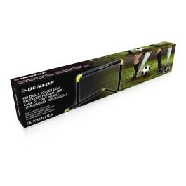 Dunlop Mini portería plegable con red 90x59x61cm Negro/Amarillo