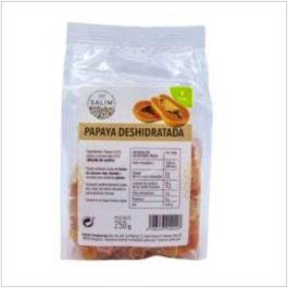 INT SALIM Papaya Deshidratada 250g endulzada. Con azúcar (38%) y conservante SO2. Puede contener trazas de frutos de cáscara o gluten. Precio: 5.5. SKU: B1DMD4JME3