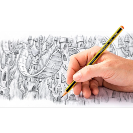 Staedtler Lápices de Grafito Noris N.2 HB Blister de 3 Unidades
