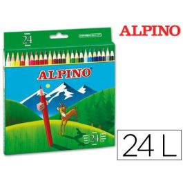 Alpino Lápices De Colores 175 mm C-Surtidos Estuche 24 Ud