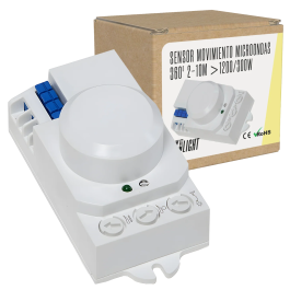 BX3 LIGHT Sensor de Movimiento por Microondas 360 grados BX3-SB-BS029B - 2-10M 1200W/300W - Detección a través de Cristal o Plástico Precio: 17.6297. SKU: B1HAP3WH4N