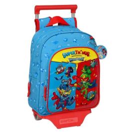 Mochila Escolar con Ruedas SuperThings Rescue force 27 x 33 x 10 cm Azul Precio: 23.68999952. SKU: B14RKEQZP3