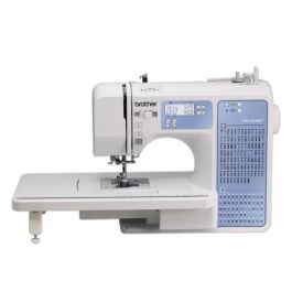 Brother FS100WT Máquina de coser electrónica con 100 puntadas, Pantalla LCD, Enhebrador automático y Brazo libre